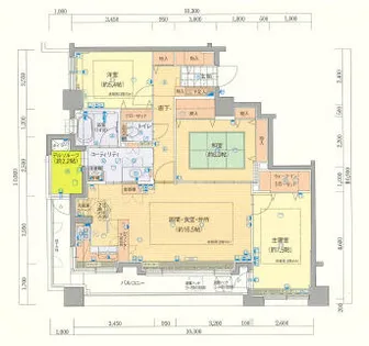 ラ・クラッセ麻生ステーションタワー【10階】の間取り