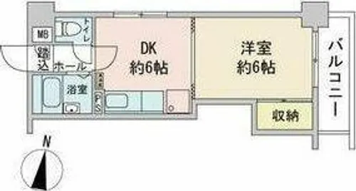 吉田ビル【9階】の間取り