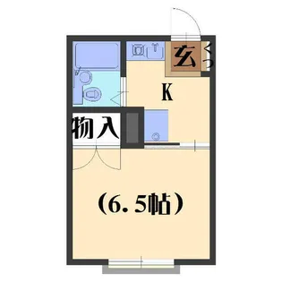 サンヴィエール長岡【106号室】の間取り