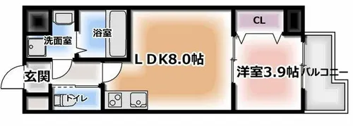 VIGORE miyakojima【7階】の間取り