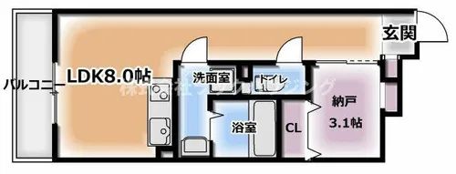 (仮称)S-MOVE大阪鶴見【4階】の間取り