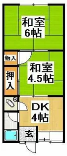 TC北野田文化【2階】の間取り