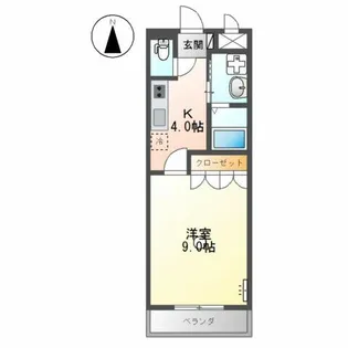 ボンヌールコートK【3階】の間取り