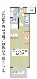 アクシオ三萩野Ⅱ【9階】の間取り