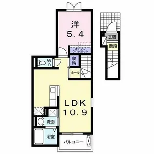 アメニティ下石田Ⅱ【2階】の間取り