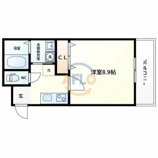 フジパレス出戸Ⅰ番館【102号室】の間取り