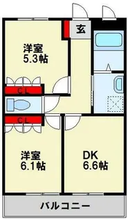 プロヴァンス【1階】の間取り