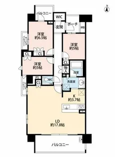 セントラルガーデン・レジデンス刈谷【3号室】の間取り