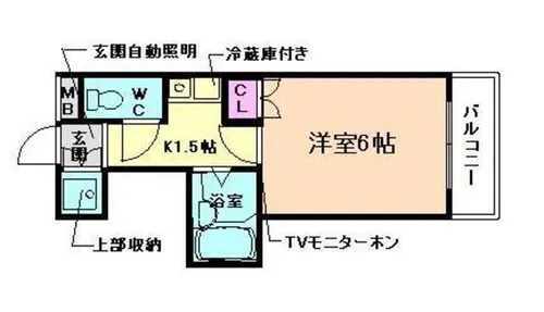 エレガンス高木2号館 2号館【2階】の間取り