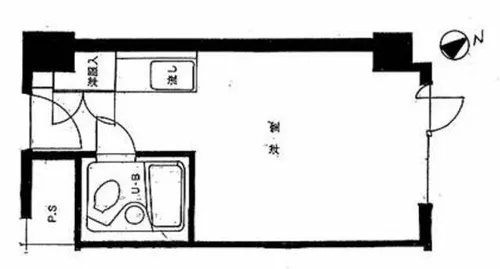 全国ビルニューオリンピア【515号室】の間取り