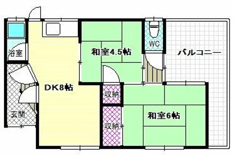 大阪府羽曳野市野々上4丁目【一戸建】の間取り