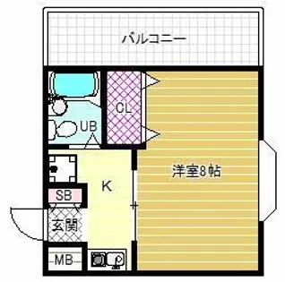 ハイツ・ミキ【1階】の間取り