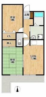 エントピア中本【4階】の間取り