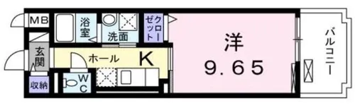 ラパン【2階】の間取り