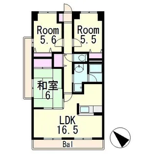 ブールヴァール【7階】の間取り