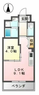 ソレイユ・ルヴァン赤坂【3階】の間取り