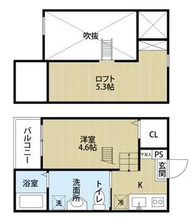 le cocon【1階】の間取り