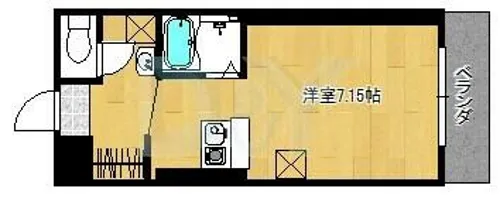 キャッスル京都南【513号室】の間取り