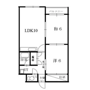 パラドールSAITO【2階】の間取り