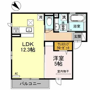ラフィーナ【1階】の間取り