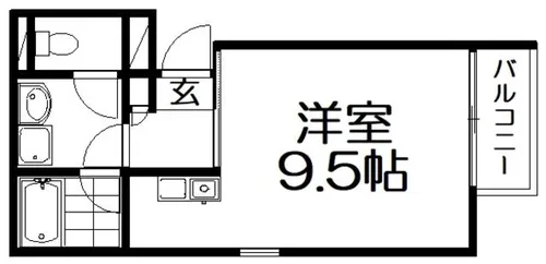 ヒルトップ御殿山【3階】の間取り