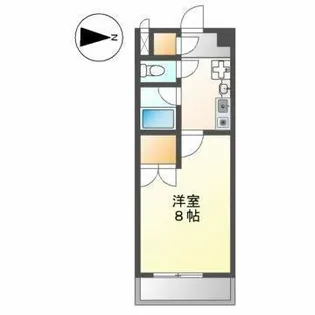 レージュ城西【1階】の間取り