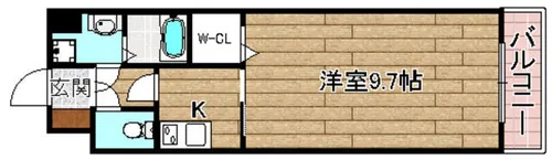 クレアトール【2階】の間取り