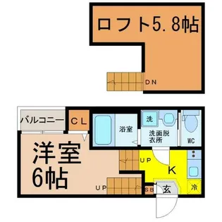 メゾン・フランク【1階】の間取り