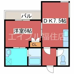 北海道札幌市豊平区月寒東一条5丁目【マンション】の間取り