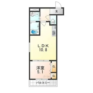 フジパレス長原サウス【2階】の間取り