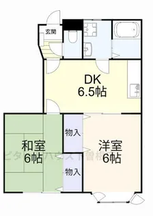 スカイメゾン【B102号室】の間取り