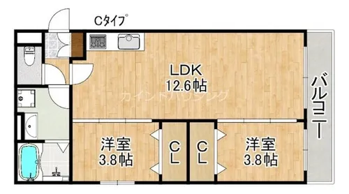 AVANTIO HONMACHI【3階】の間取り