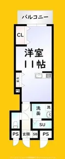 Brelia MIHAGINO【3階】の間取り