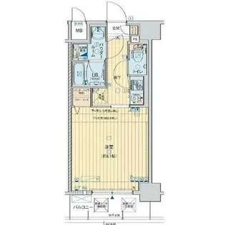 エグゼ大阪ドームII【2階】の間取り