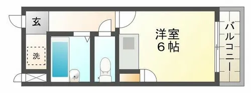 シティーコア西舞子【1階】の間取り