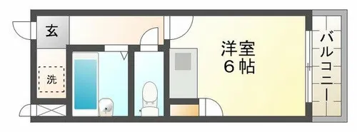 シティーコア西舞子【1階】の間取り