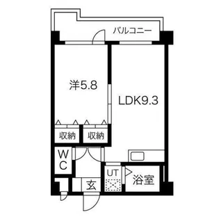 AMS352ビル【4階】の間取り