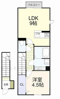 アカイユⅡ【2階】の間取り