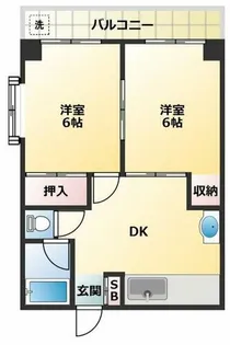 喜連ロイヤル1号館【2階】の間取り