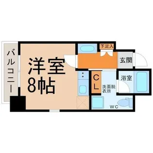 ル・ブルー鶴舞【10階】の間取り