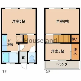 ルピナスミナト【2階】の間取り