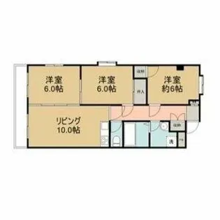 プライメリー岡島【3階】の間取り