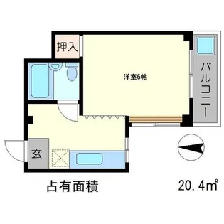 福永マンション【3階】の間取り