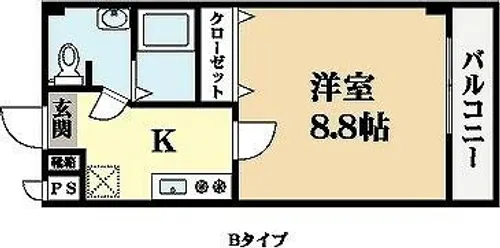 ルーミネス芦谷二番館【2階】の間取り