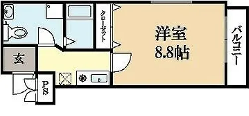 ルーミネス芦谷二番館【3階】の間取り