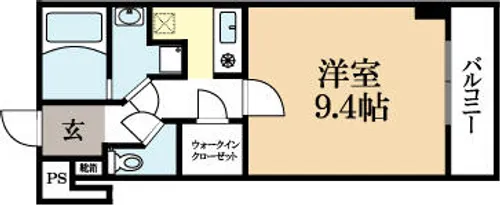 ルーミネス芦谷三番館【3階】の間取り
