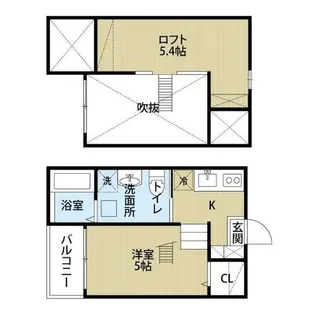 サンクマーレ福住【2階】の間取り