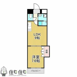 クルーズタケムラ【201号室】の間取り