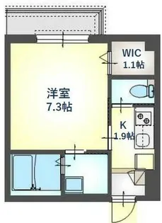 Bonheur eternel【301号室】の間取り