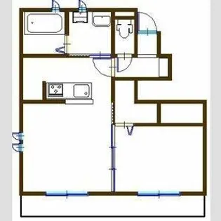ジュナス【102号室】の間取り